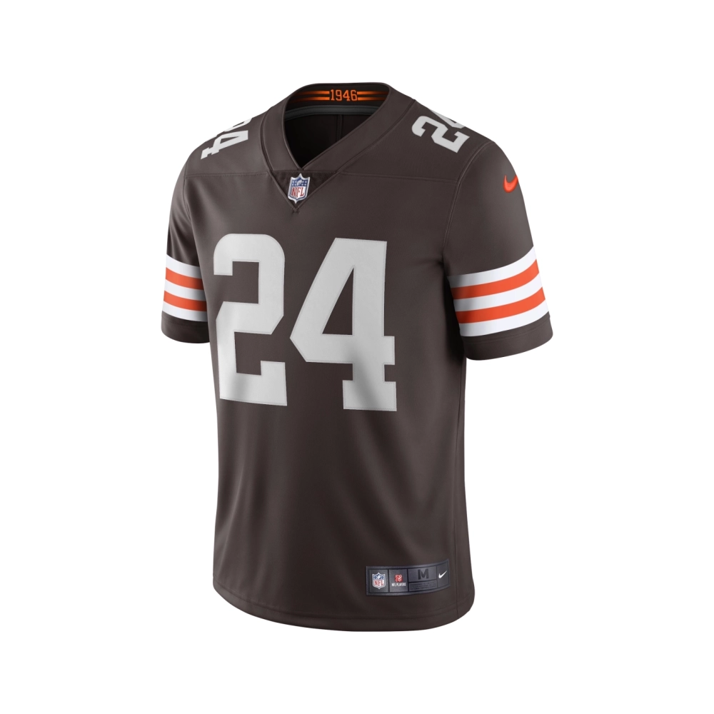 Mens Cleveland Browns Nick Chubb Brown Vapor Limited Jersey