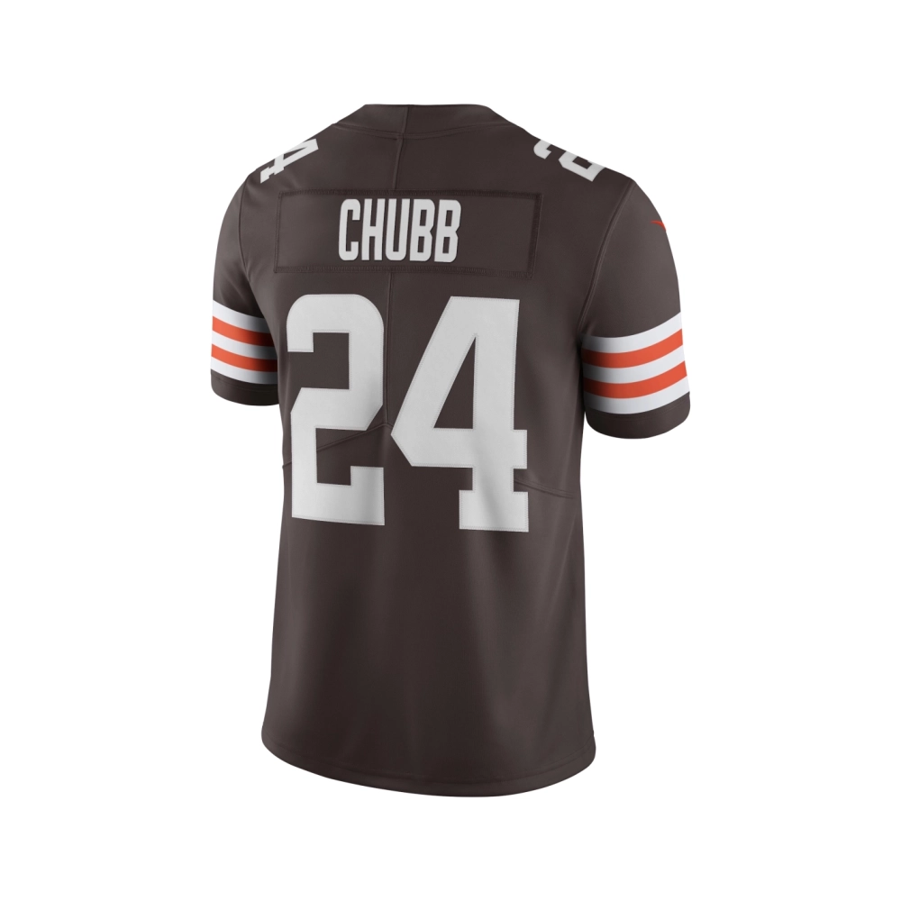 Mens Cleveland Browns Nick Chubb Brown Vapor Limited Jersey