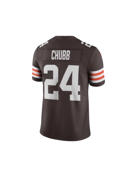 Mens Cleveland Browns Nick Chubb Brown Vapor Limited Jersey