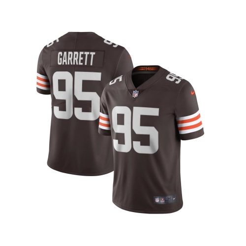 Mens Cleveland Browns Myles Garrett Brown Vapor Limited Jersey