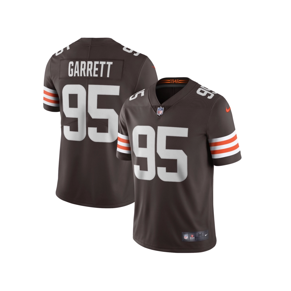 Mens Cleveland Browns Myles Garrett Brown Vapor Limited Jersey