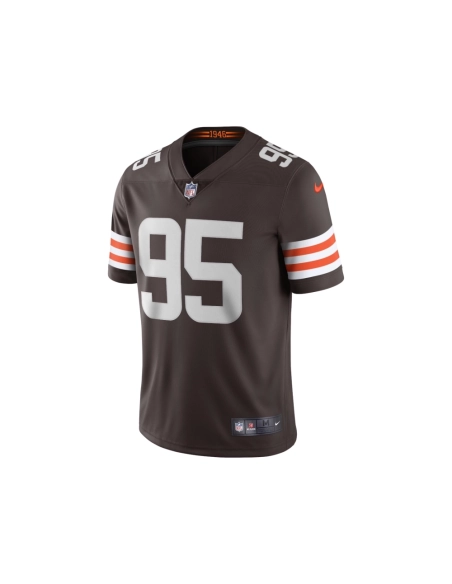 Mens Cleveland Browns Myles Garrett Brown Vapor Limited Jersey