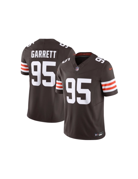 Mens Cleveland Browns Myles Garrett Brown Vapor F.U.S.E. Limited Jersey