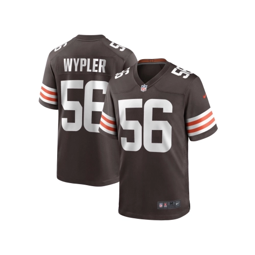 Mens Cleveland Browns Luke Wypler Brown Team Game Jersey