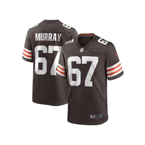 Mens Cleveland Browns Justin Murray Brown Team Game Jersey
