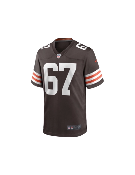 Mens Cleveland Browns Justin Murray Brown Team Game Jersey