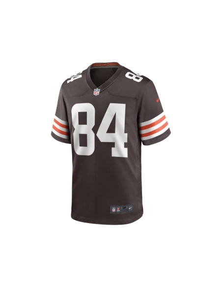 Mens Cleveland Browns Jordan Akins Brown Team Game Jersey