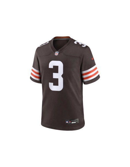 Mens Cleveland Browns Jerry Jeudy Brown Game Jersey