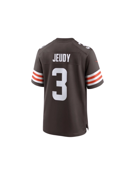 Mens Cleveland Browns Jerry Jeudy Brown Game Jersey
