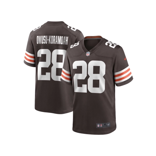 Mens Cleveland Browns Jeremiah Owusu-Koramoah Brown Game Player Jersey