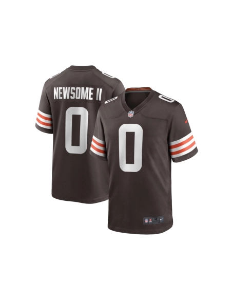 Mens Cleveland Browns Greg Newsome II Brown Team Game Jersey