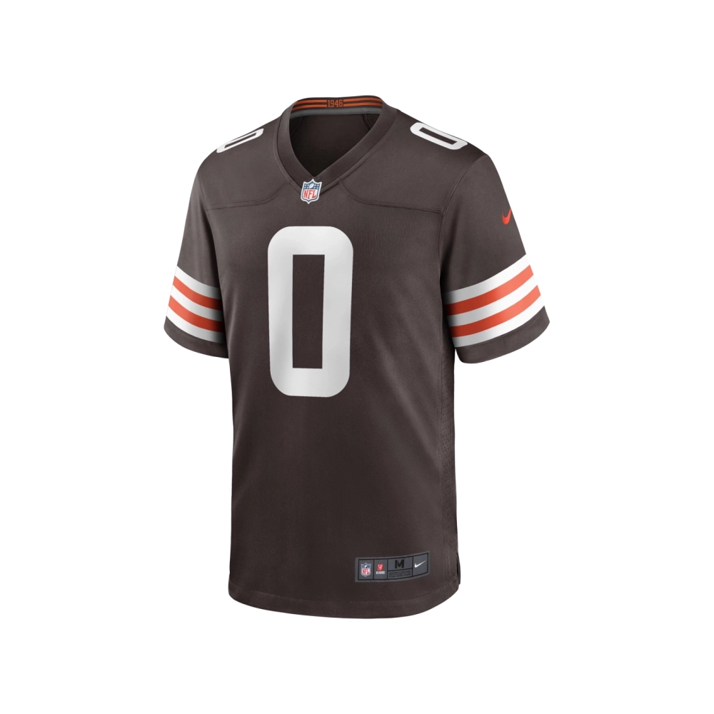 Mens Cleveland Browns Greg Newsome II Brown Team Game Jersey