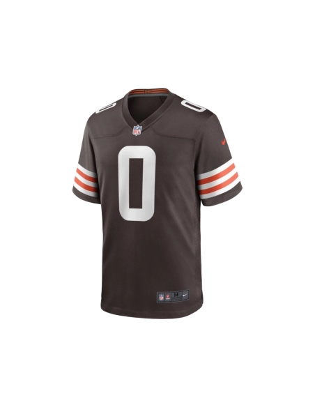 Mens Cleveland Browns Greg Newsome II Brown Team Game Jersey