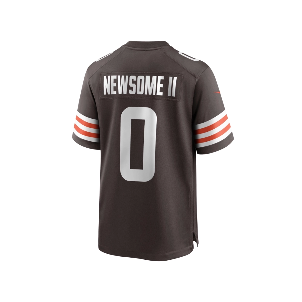 Mens Cleveland Browns Greg Newsome II Brown Team Game Jersey