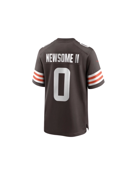 Mens Cleveland Browns Greg Newsome II Brown Team Game Jersey