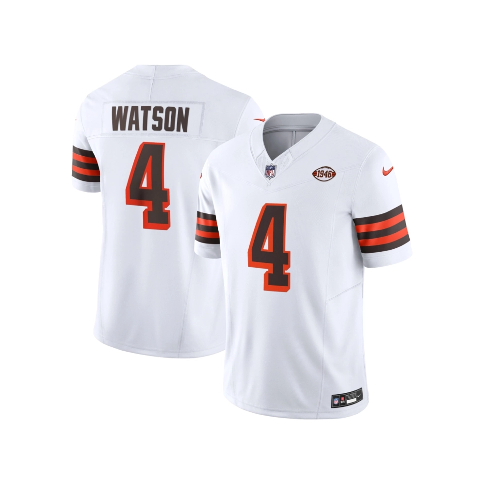 Mens Cleveland Browns Deshaun Watson White Vapor F.U.S.E. Limited Jersey