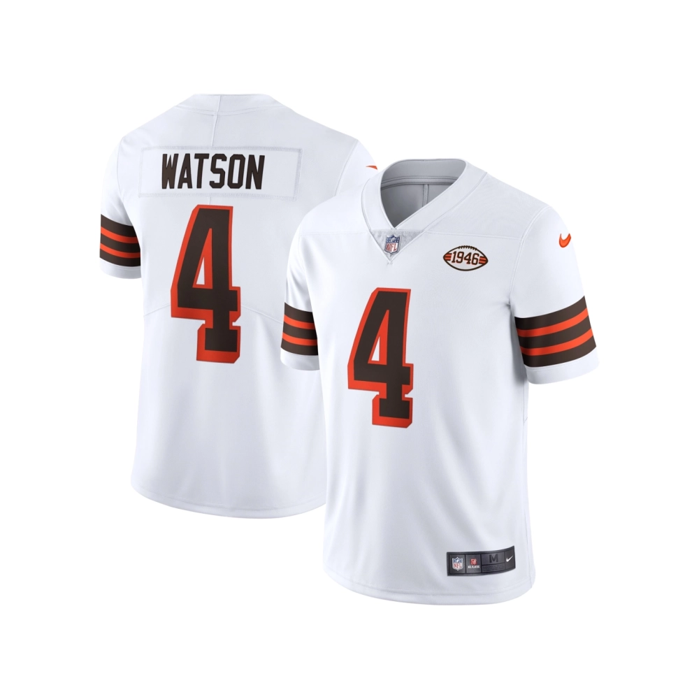 Mens Cleveland Browns Deshaun Watson White 2021 Alternate Vapor Limited Jersey