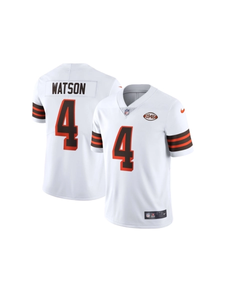 Mens Cleveland Browns Deshaun Watson White 2021 Alternate Vapor Limited Jersey