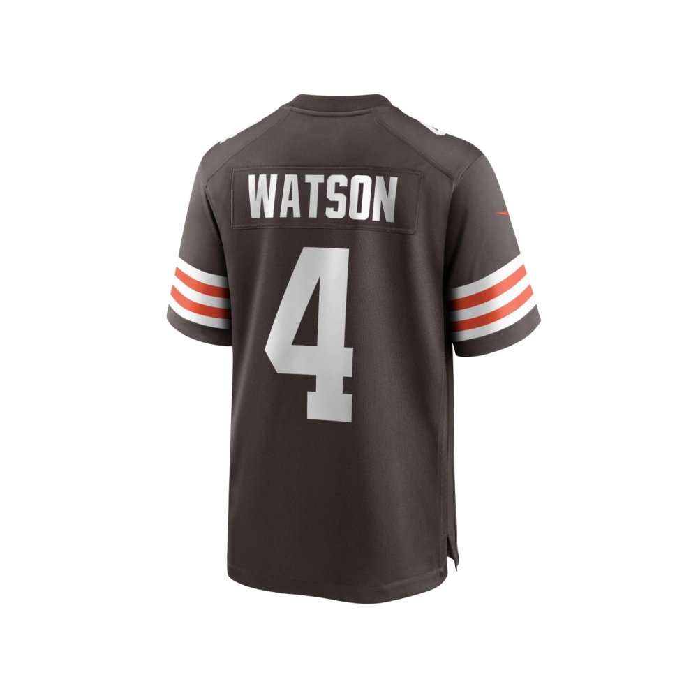 Mens Cleveland Browns Deshaun Watson Brown Game Jersey