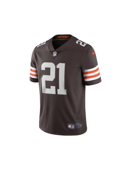 Mens Cleveland Browns Denzel Ward Brown Vapor Limited Jersey