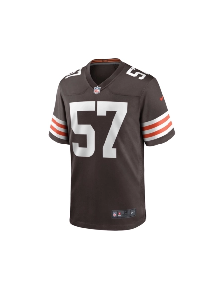 Mens Cleveland Browns Clay Matthews Brown Game Retired Player Jersey