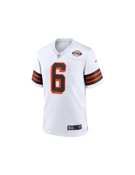 Mens Cleveland Browns Baker Mayfield White 1946 Collection Alternate Game Jersey