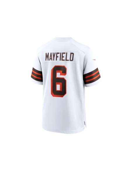 Mens Cleveland Browns Baker Mayfield White 1946 Collection Alternate Game Jersey