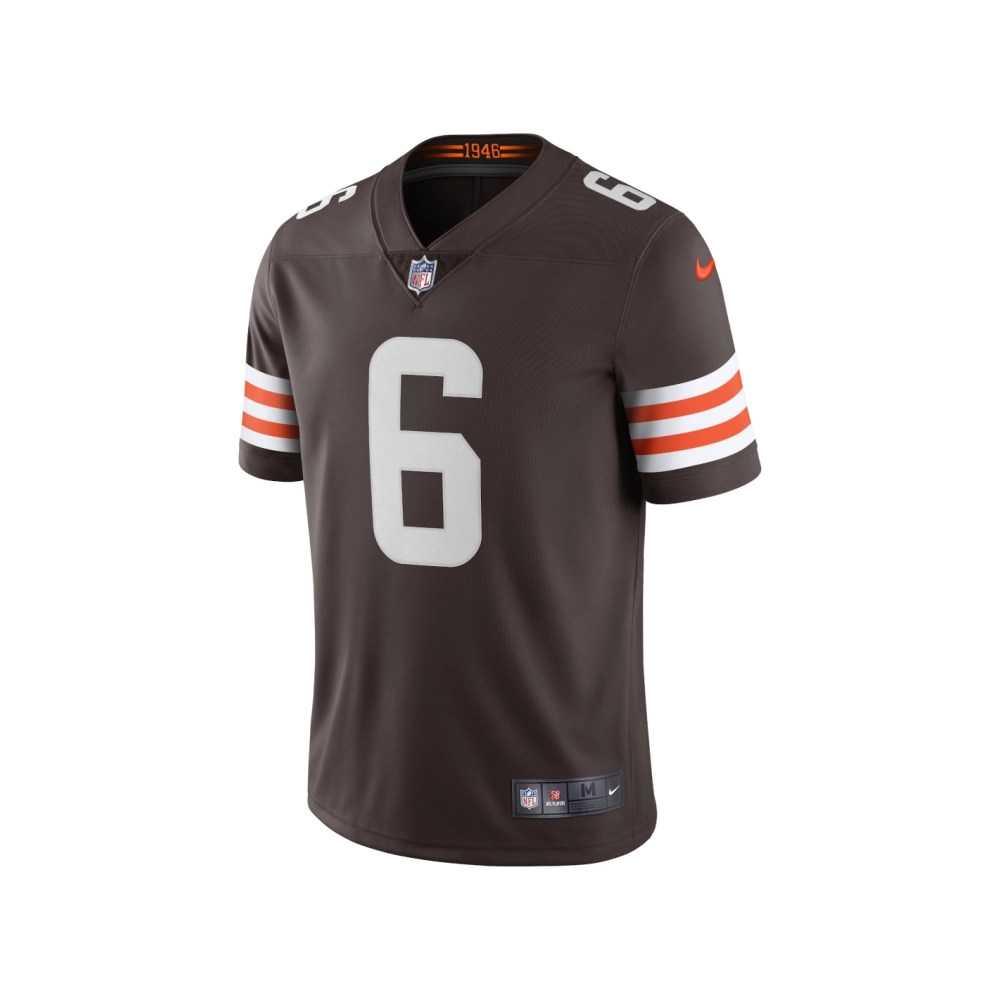 Mens Cleveland Browns Baker Mayfield Brown Vapor Limited Player Jersey