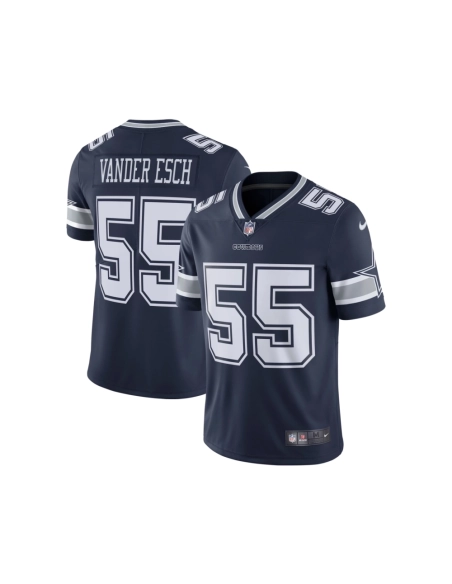 Mens Dallas Cowboys Leighton Vander Esch Navy Vapor Limited Player Jersey