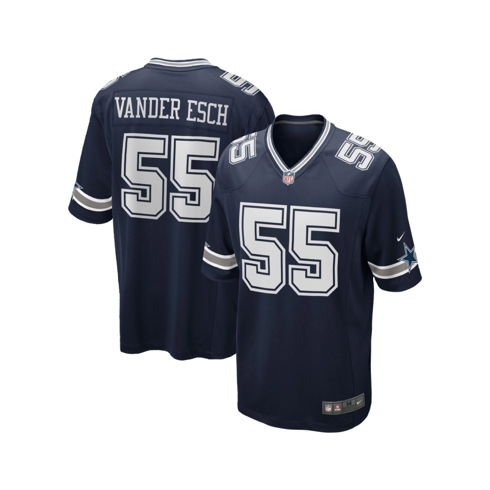 Mens Dallas Cowboys Leighton Vander Esch Navy Team Game Jersey