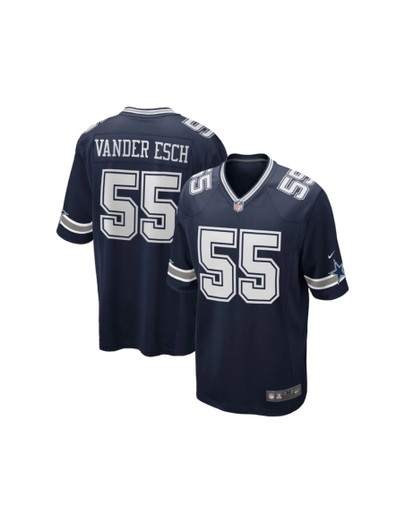 Mens Dallas Cowboys Leighton Vander Esch Navy Team Game Jersey