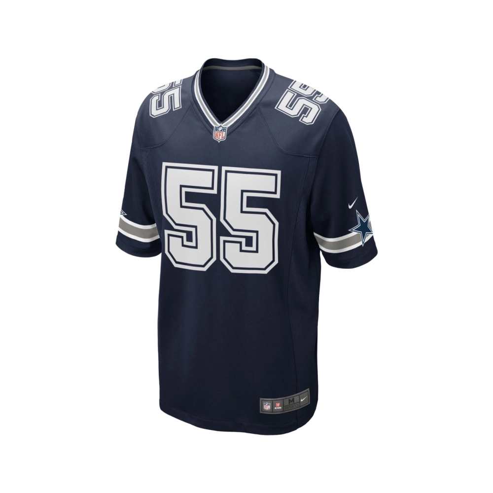 Mens Dallas Cowboys Leighton Vander Esch Navy Team Game Jersey