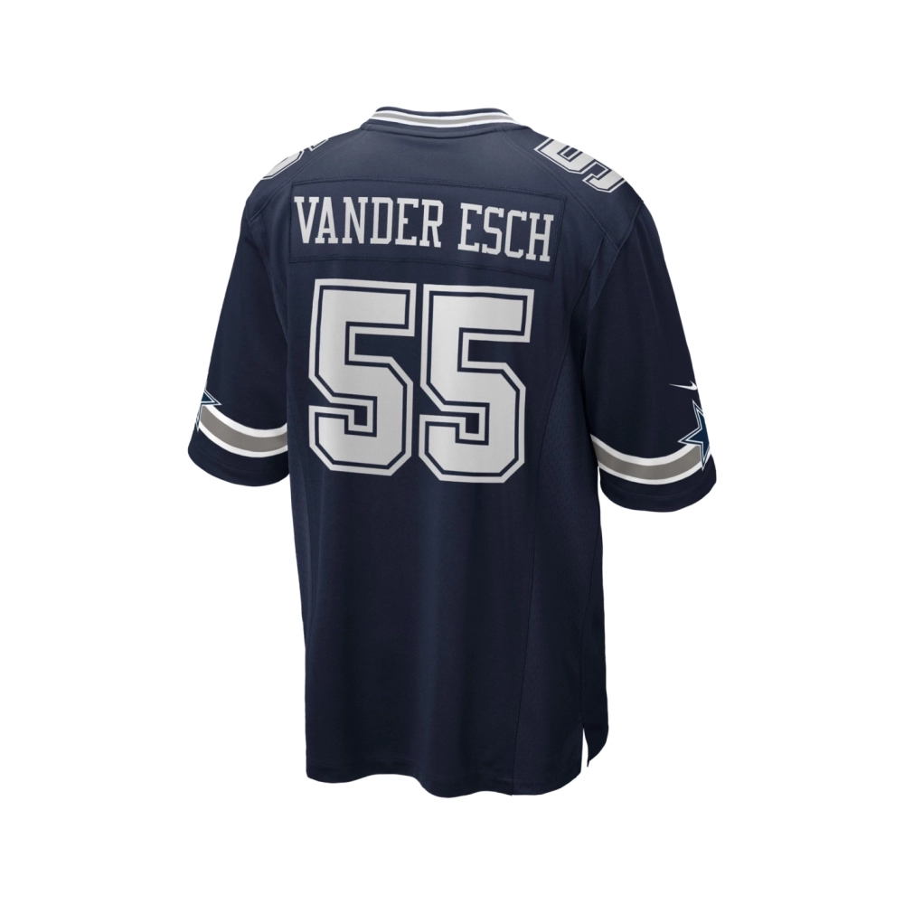 Mens Dallas Cowboys Leighton Vander Esch Navy Team Game Jersey
