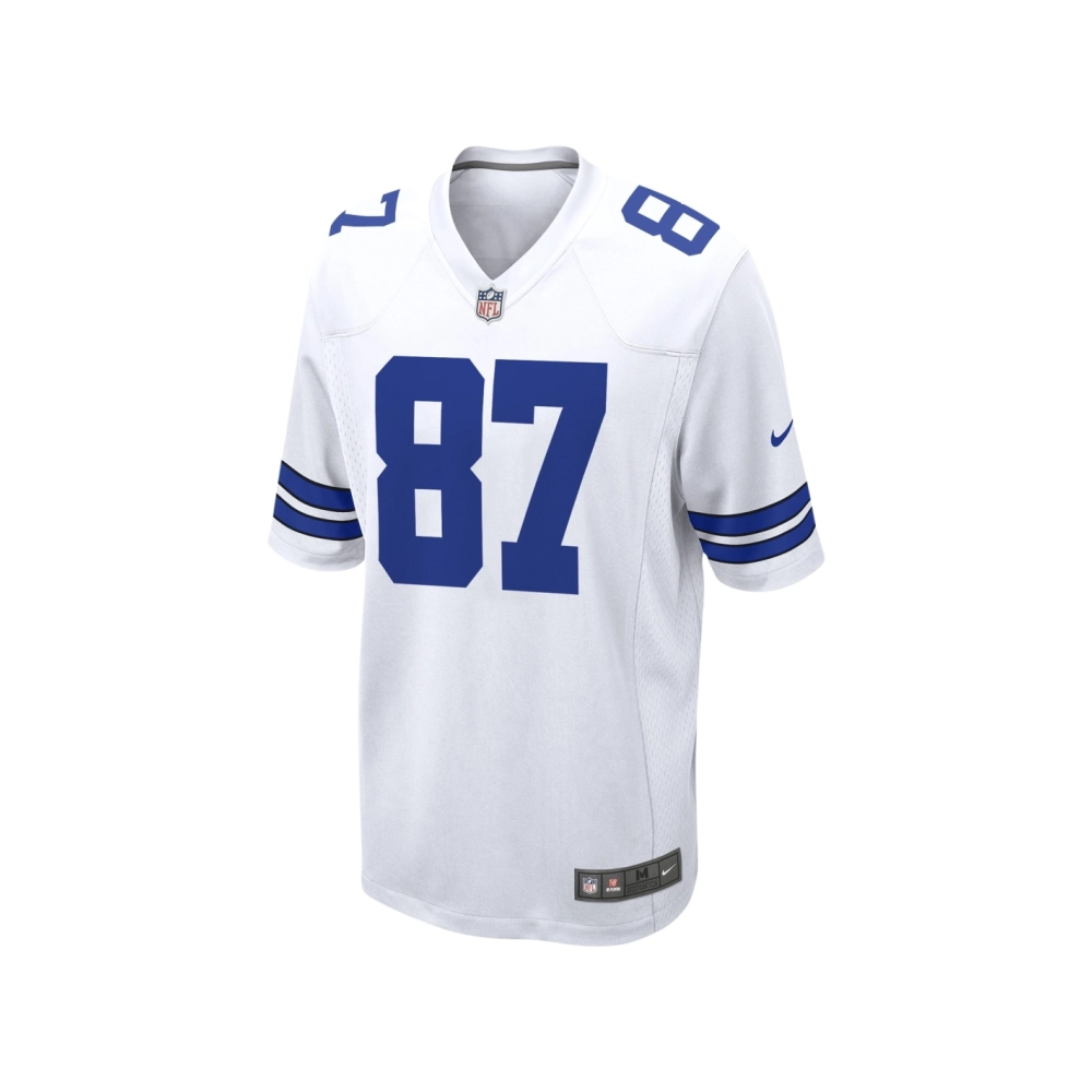 Mens Dallas Cowboys Jake Ferguson White Game Jersey