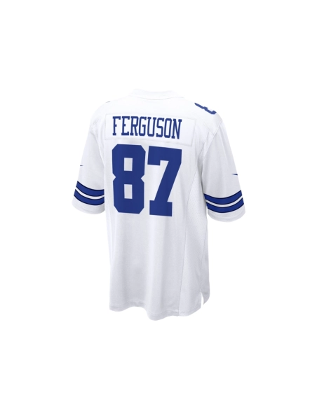 Mens Dallas Cowboys Jake Ferguson White Game Jersey