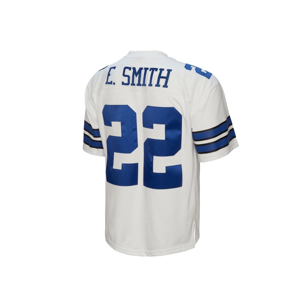 Mens Dallas Cowboys Emmitt Smith White Legacy Replica Jersey