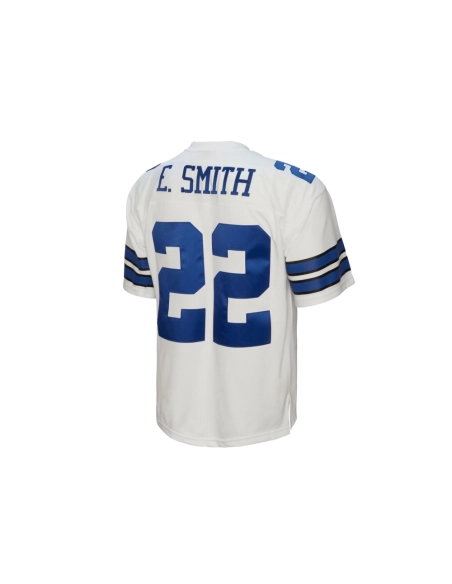Mens Dallas Cowboys Emmitt Smith White Legacy Replica Jersey