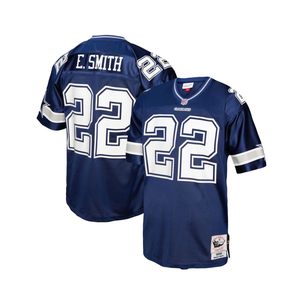Mens Dallas Cowboys Emmitt Smith Navy Legacy Replica Jersey