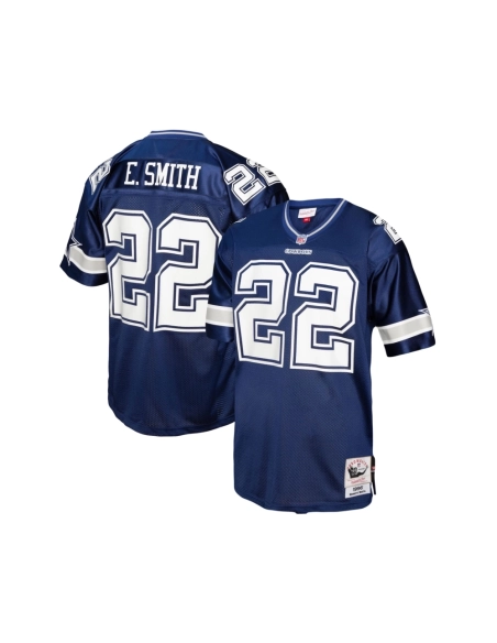 Mens Dallas Cowboys Emmitt Smith Navy Legacy Replica Jersey