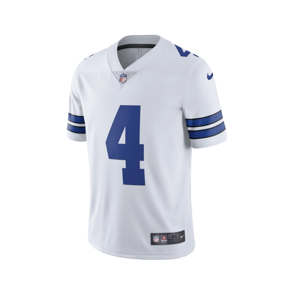 Mens Dallas Cowboys Dak Prescott White Vapor Limited Player Jersey