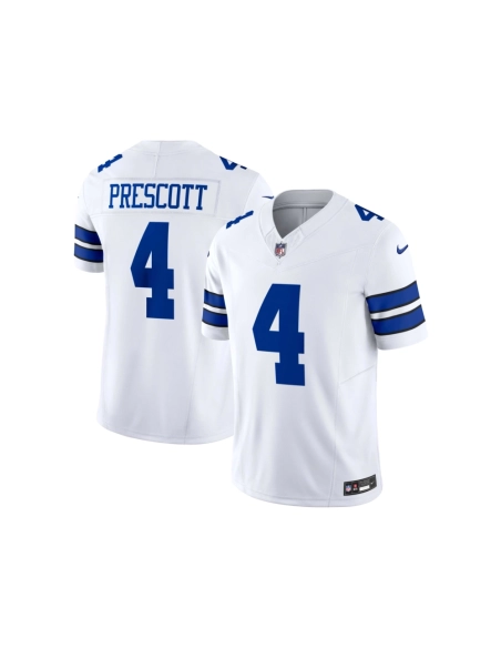 Mens Dallas Cowboys Dak Prescott White Vapor F.U.S.E. Limited Jersey