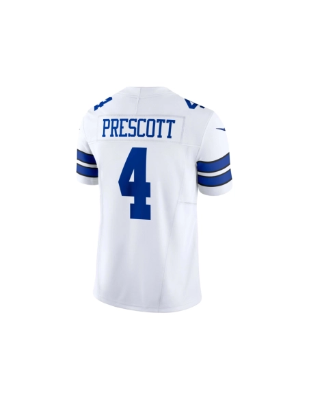 Mens Dallas Cowboys Dak Prescott White Vapor F.U.S.E. Limited Jersey
