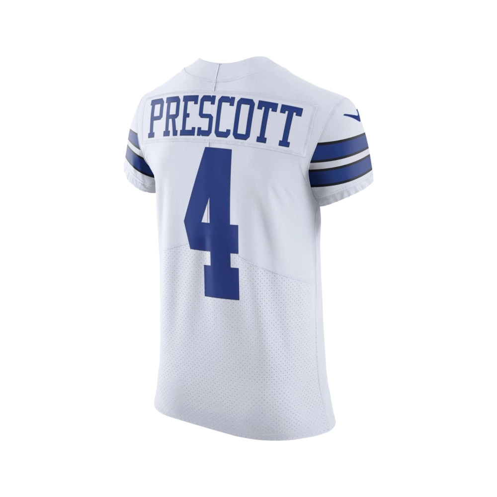 Mens Dallas Cowboys Dak Prescott White Vapor Elite Player Jersey