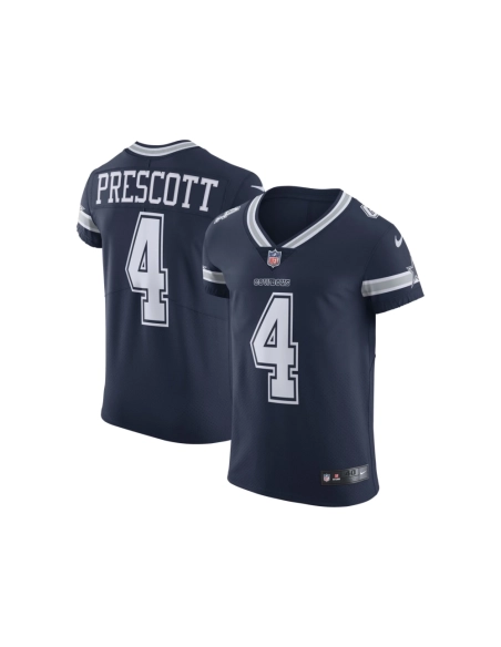 Mens Dallas Cowboys Dak Prescott Navy Vapor Elite Player Team Jersey