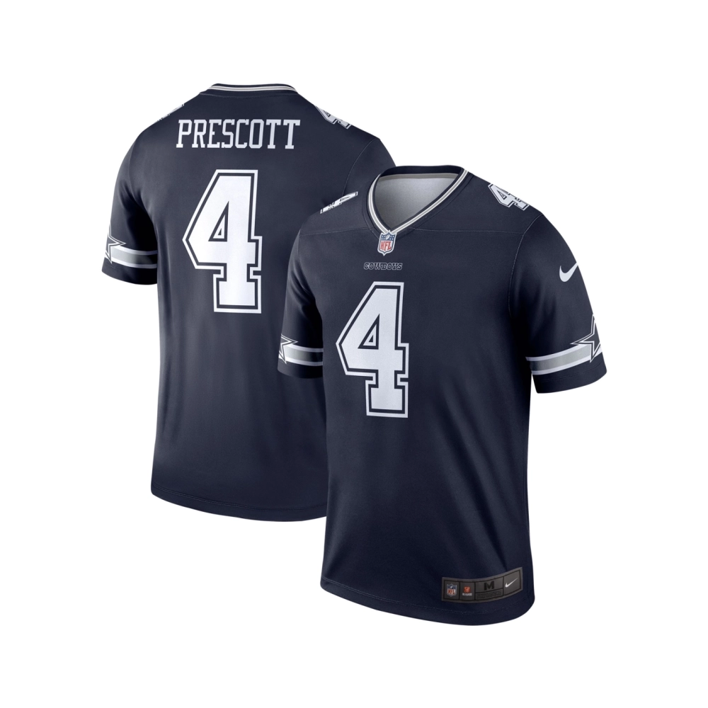Mens Dallas Cowboys Dak Prescott Navy Legend Player Jersey