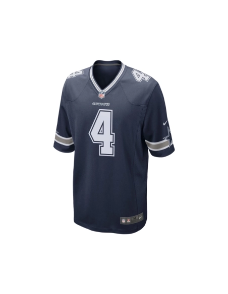 Mens Dallas Cowboys Dak Prescott Navy Game Team Jersey