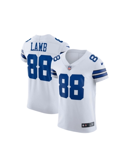 Mens Dallas Cowboys CeeDee Lamb White Vapor Elite Jersey