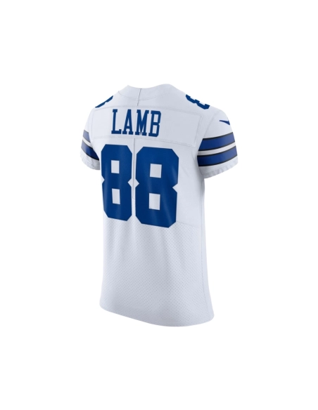Mens Dallas Cowboys CeeDee Lamb White Vapor Elite Jersey