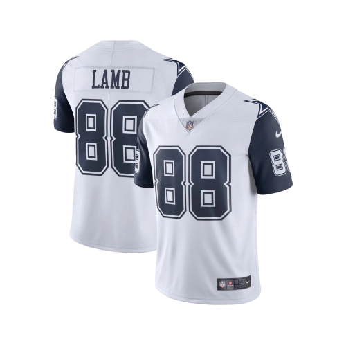 Mens Dallas Cowboys CeeDee Lamb White 2nd Alternate Vapor Limited Jersey