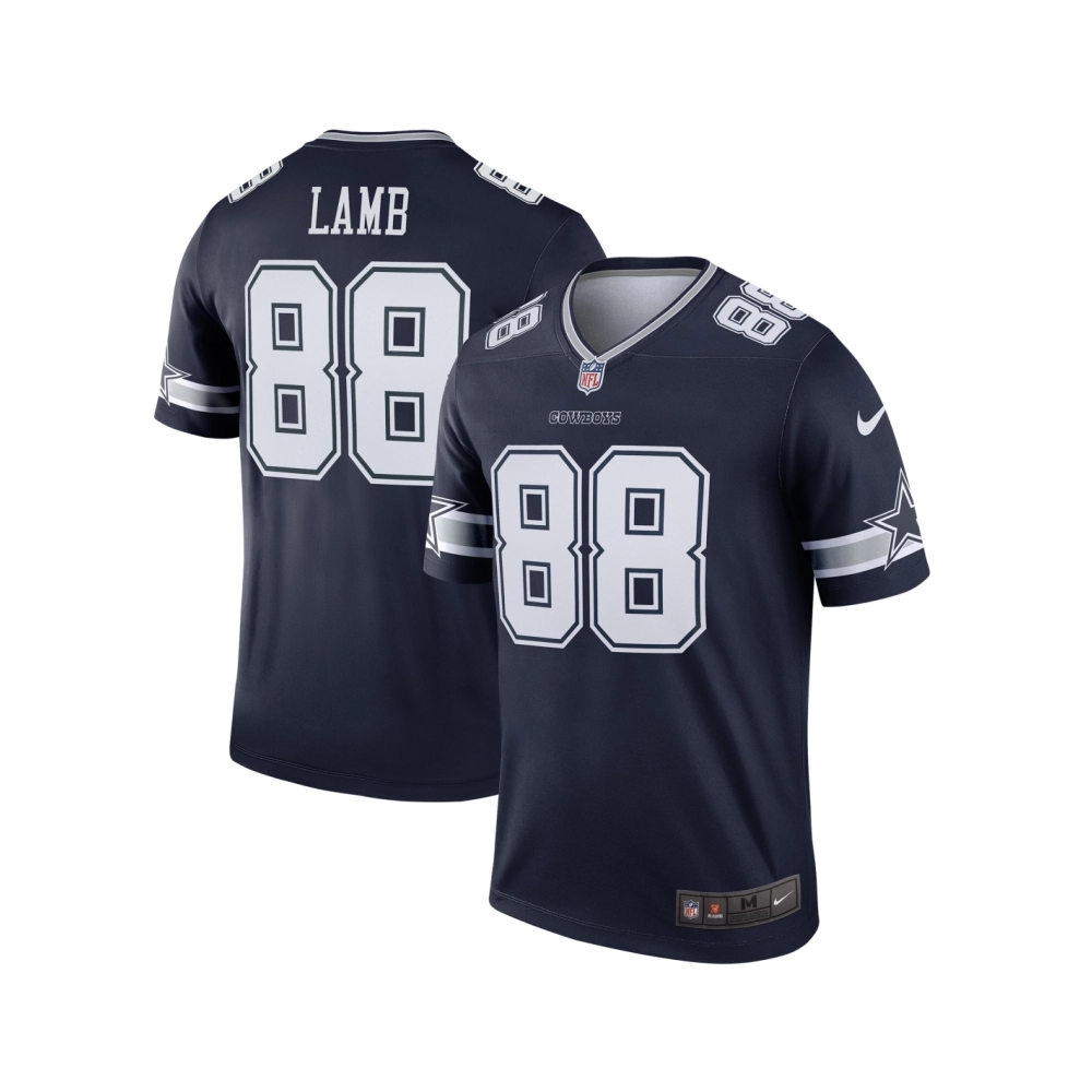 Mens Dallas Cowboys CeeDee Lamb Navy Legend Jersey